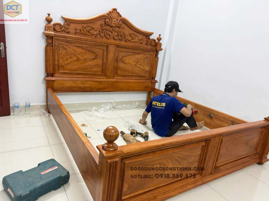 giường tân cổ điển G46